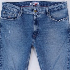 Hommes Tommy Hilfiger DAD JEAN Regular Tapered Élasthanne Bleu Jeans W36 L32