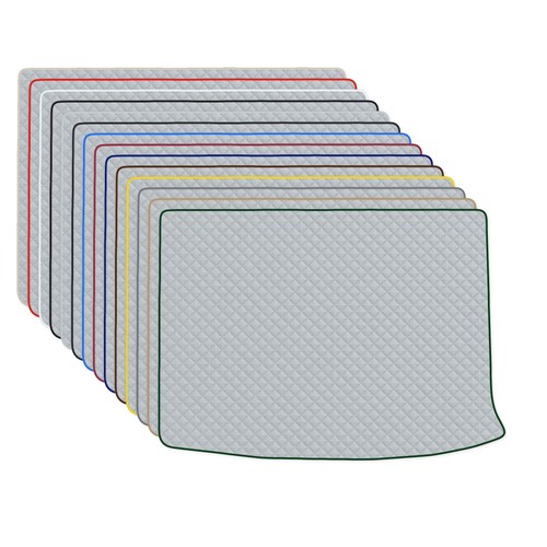 Gris cuir artificiel tapis - gris,