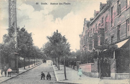 Cpa belgique uccle avenue - cpa, /
