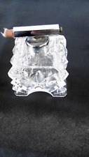 antique oil crystal wick lamp