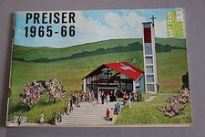X419 PREISER Train Character Catalog H 1965 66 52pcs German Catalog Price 66