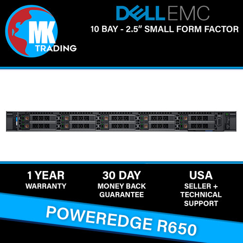 Dell poweredge r650 10b - dell, 1u