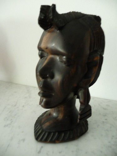 Sculpture tête femme - sculpture, de