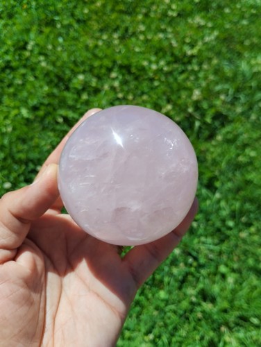 Quartz rose forme sphère - quartz,