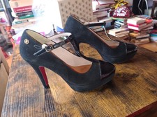 escarpins talons hauts daim