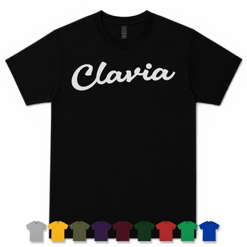 Clavia retro script shirt - retro, t-shirt