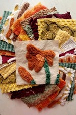 #310** 25 Quality Autumn Colors 6" Chenile Quilting Squares 