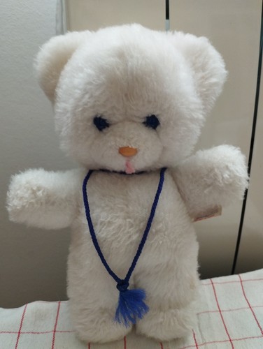 Peluche doudou ours hochet - peluche,
