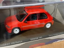 ODEON 141 PEUGEOT 106 RALLYE 1 RED 1/43