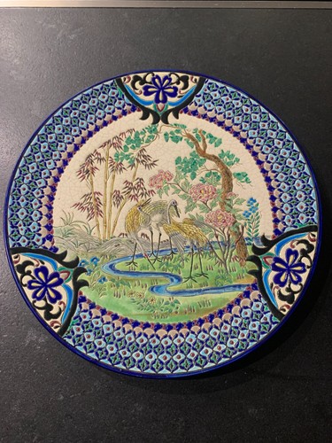 Assiette émaux longwy - émaux, de