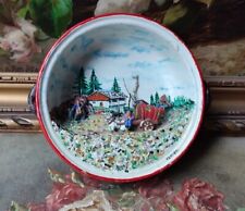 ANCIEN DIORAMA EN TERRE CUITE