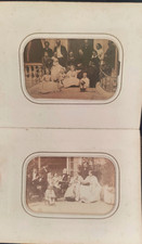 Photo album of 30 CDV Family Rousselon circa 1860-1870 Groupe Exterieur