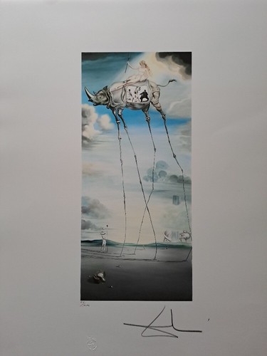 Lithographie signée salvador - signée,