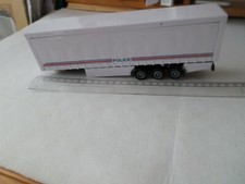 police trailer van model three axles