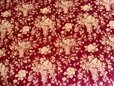 Antique cotton fabric flower upholstery wide 140 cm x h 280 cm C864