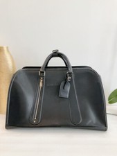 LOUIS VUITTON Bequia Leather Sac De Voyage Black