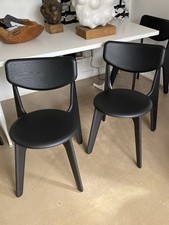 6 Chaises Tom Dixon Bois Noir