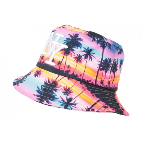 Chapeau bob bleu rose - chapeau,