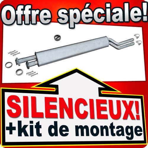 Silencieux intermédiaire pour - intermédiaire,