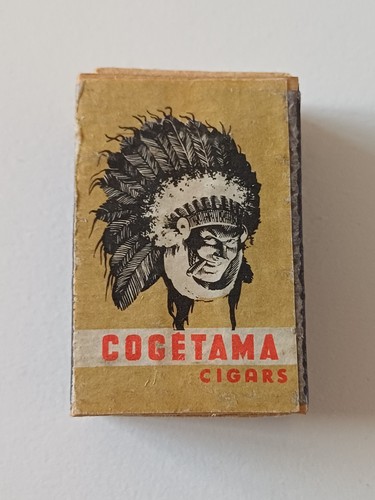 Antique wooden matchbox - wooden,