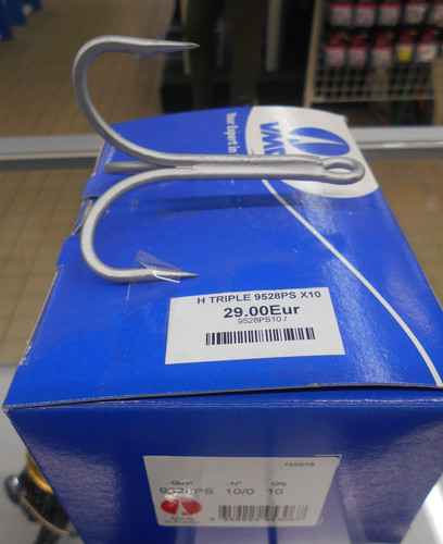 Hameçon triple vmc 9528 - triple,