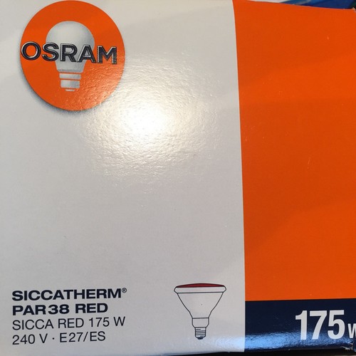 Osram siccatherm par - par, rouge