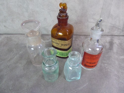 Lot petits flacons - lot, 5