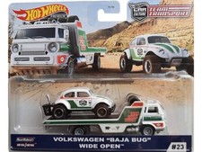 VW Volkswagen Baja Bug + Wide open - white - Hot Wheels 1:64