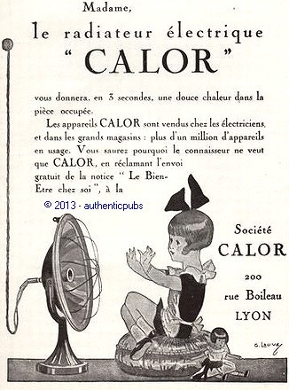 Publicite calor radiateur - publicite,