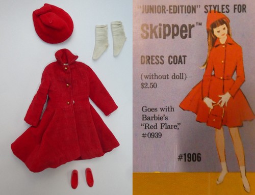 1906 mattel barbie manteau - 1906,