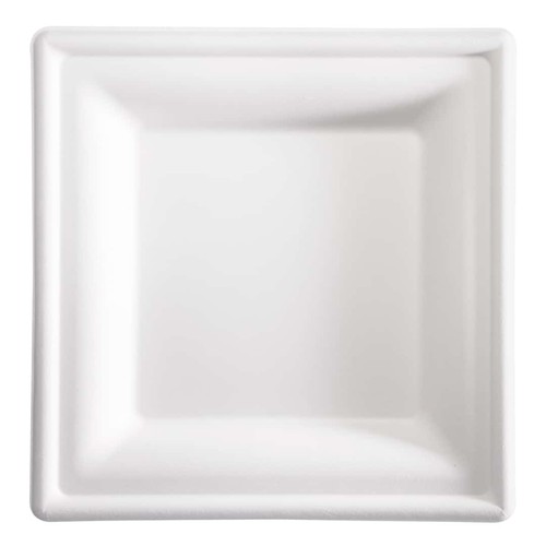Assiettes plates carrées - assiettes,