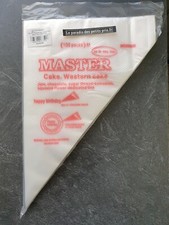 100 sacs pour décoration de pâtisserie, 100 pochettes jetables Taille M . 