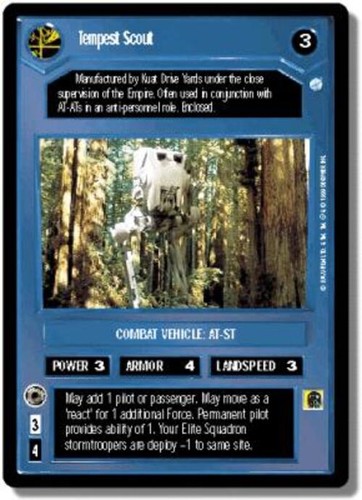 Tempest scout star wars ccg - scout,