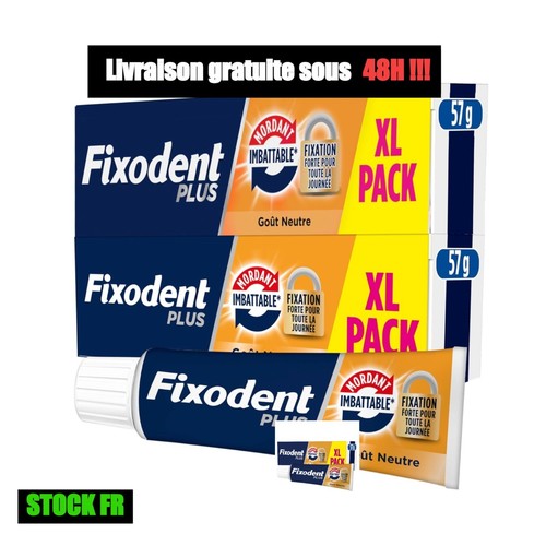 Fixodent crème adhésive - adhésive, plus