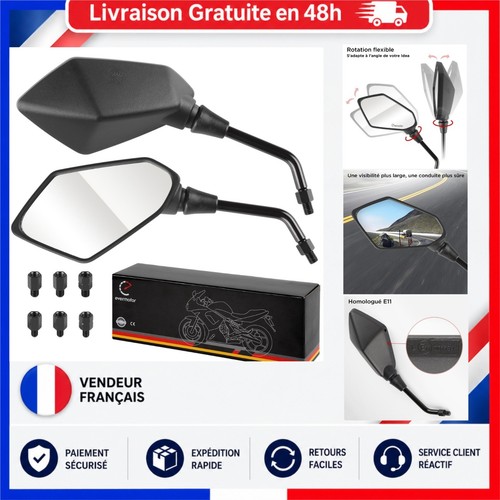 Rétroviseur moto universel - rétroviseur,
