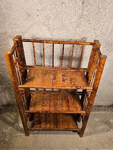 étagère bambou rotin pliante - rotin,