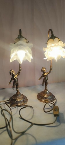 Ancienne paire lampes - ancienne,