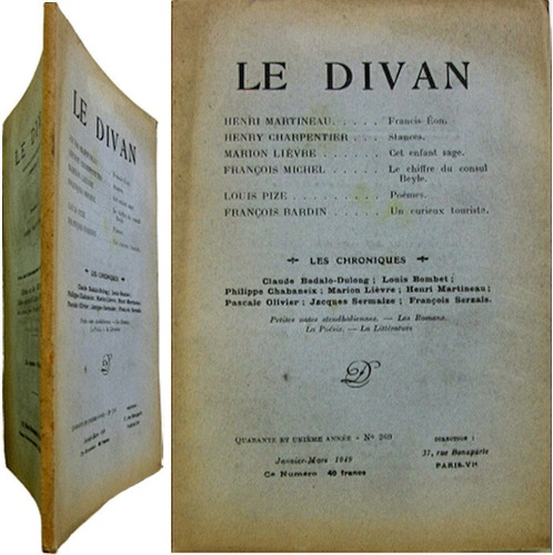 Divan 269 1949 francis - le,