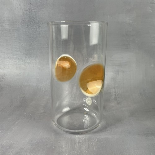 Gros verre vase orange - verre,