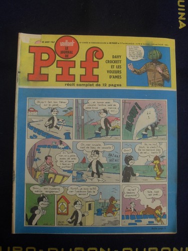 Journal pif vaillant - de, bd