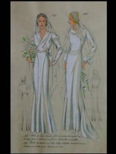 MODE ART DECO, ROBES DE MARIEE