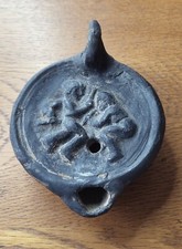 Lampe à Huile Romaine Antique