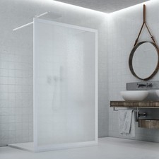 DOUCHE ITALIENNE WALK IN FREE 120 CM H 185 EN ACRYLIQUE MOD. BEATRIX CENTRALE