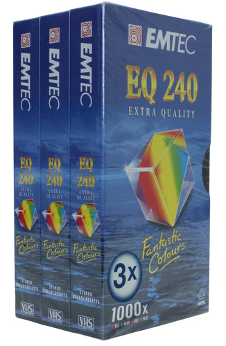 Emtec lot cassette - 3, vidéo
