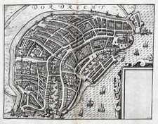 Dordrecht Zuid-Holland Pays-Bas Guicciardini Gravure 1625