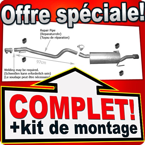 échappement pour opel astra - opel, h
