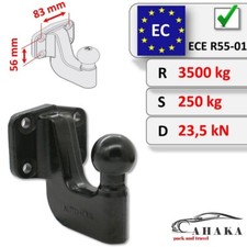 Boule d'attelage Rotule pour remorque 4 trous 83x56mm pour OPEL Vivaro 2001-