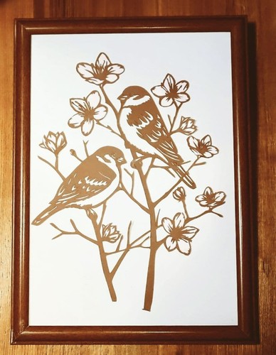 Art mural pour oiseaux kirie - art,