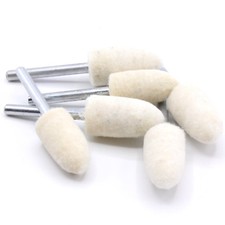 6x Embout de Polissage Feutre