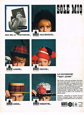 ADVERTISEMENT advertising 1964 Sole Mio blanket manta